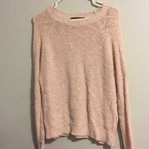 Light pink crochet sweater(forever 21)